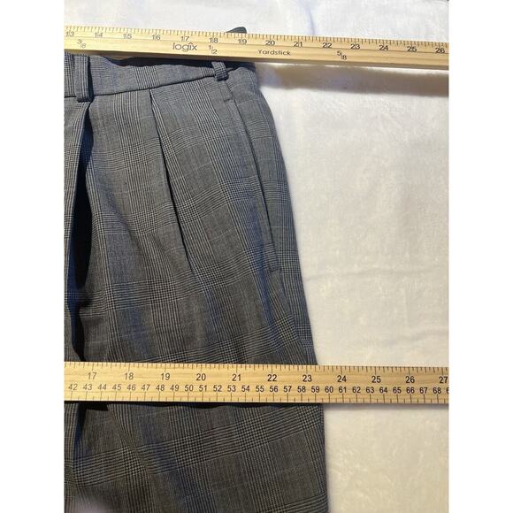 Brooks Brothers Brooksease 43R 38x28+ Gray Blue Plaid 2 Piece Suit Jacket Pants - Picture 13 of 16
